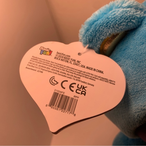 NWT Badtz-Maru Grumpy Care Bears 9 inch Plush Doll Blue Stuffed Animal Sanrio - Picture 6 of 13